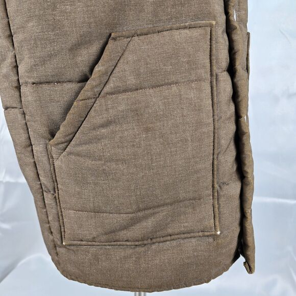 Vintage 70s 80s Vest Small Snap Button Western Boho Countrycore USA - Picture 6 of 16